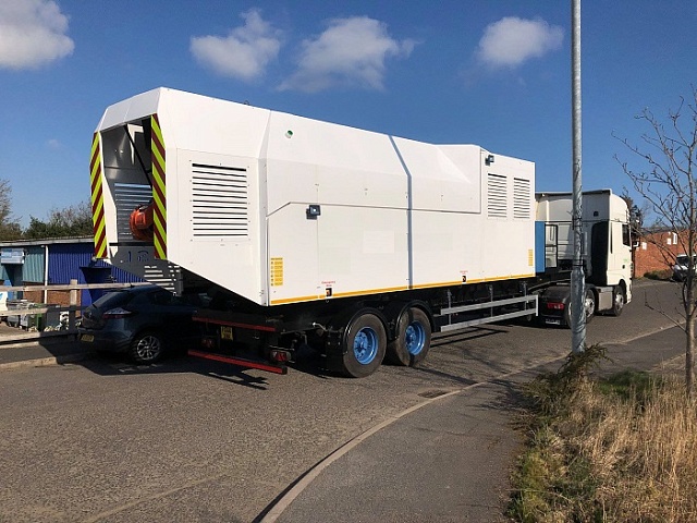 Рециклер асфальтобетона на автомобиле VEB5000